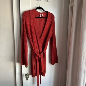 Anthropologie Cardigan with Tie